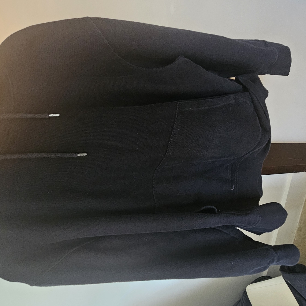 Black Hoodie with Front Pocket
